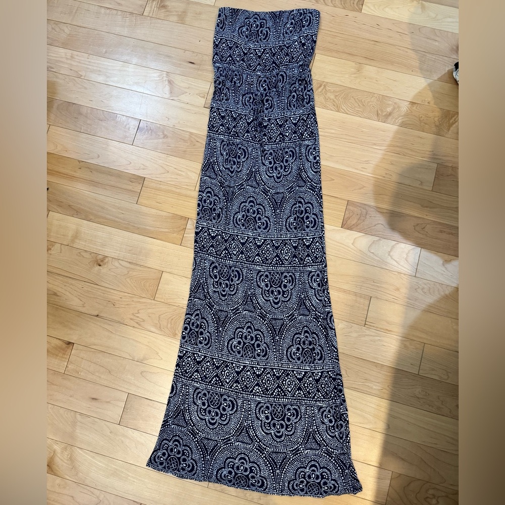 Casual Summer Strapless Maxi Dress